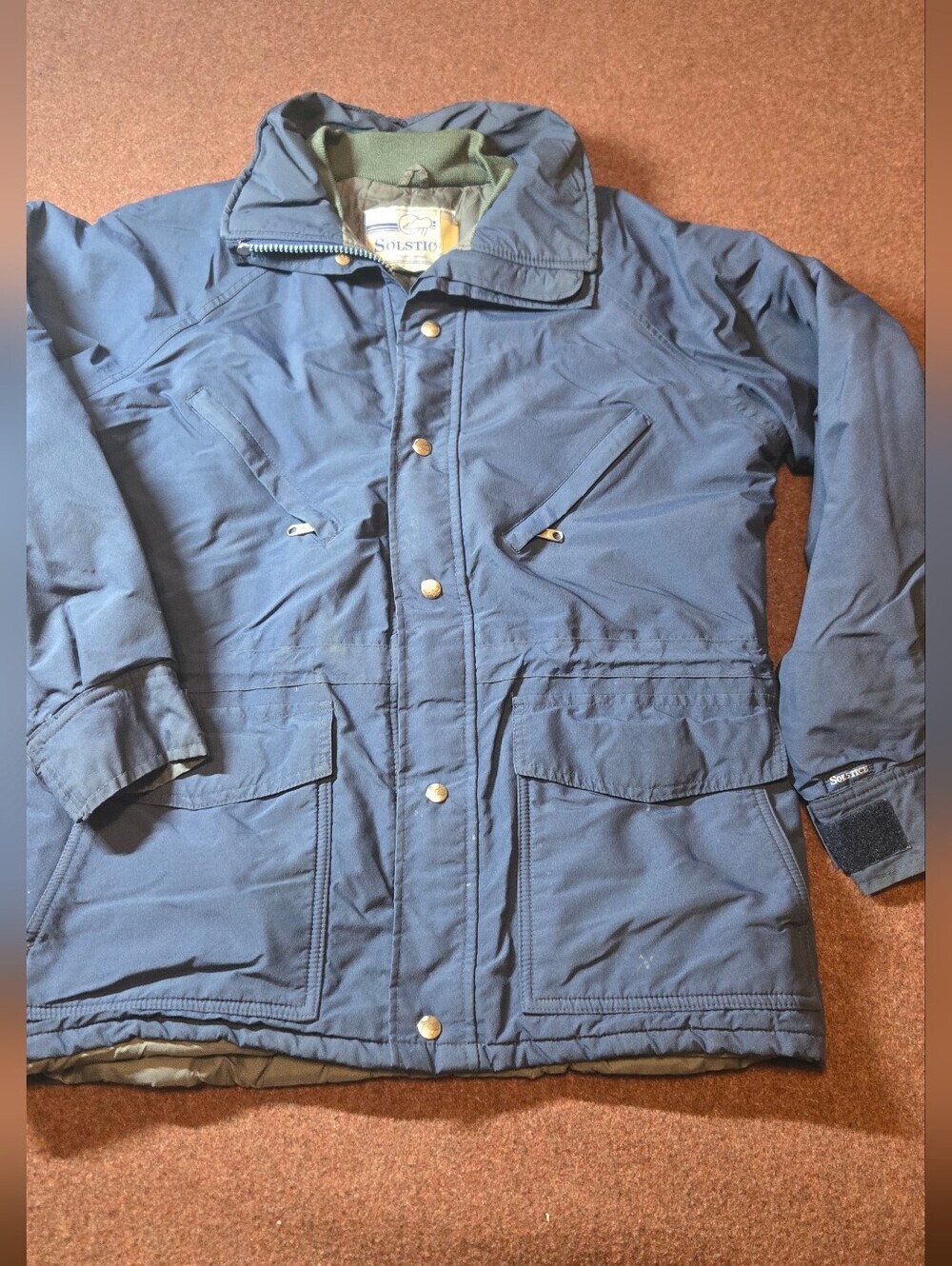 Vintage Solstice Gor-tex Winter Jacket Mens Size Medium Some Discoloration